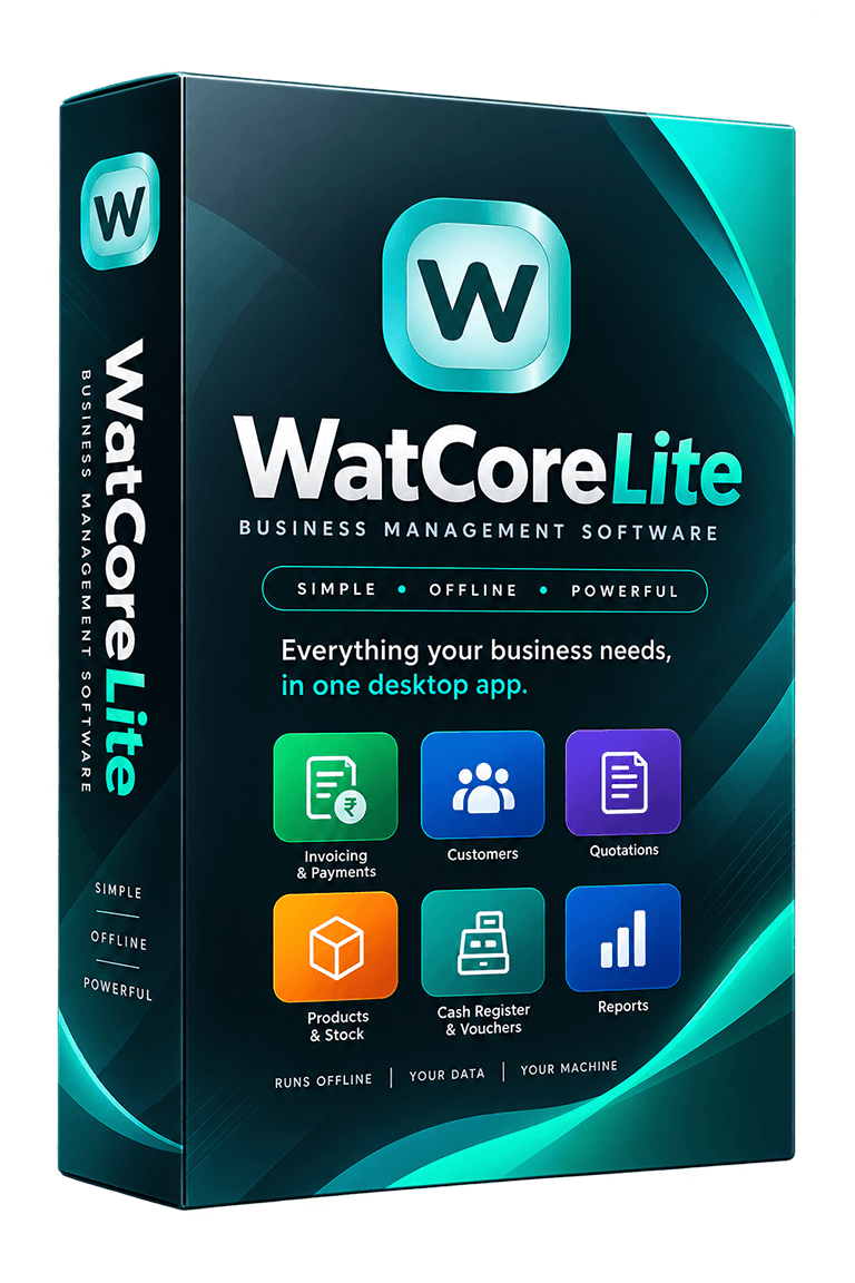 WatCoreLite — Business Management Software